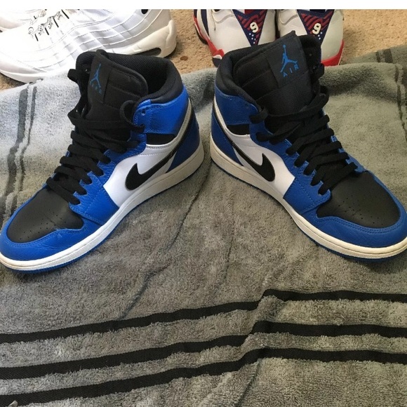 Air Jordan 1 rare air blue white & black - Picture 4 of 6